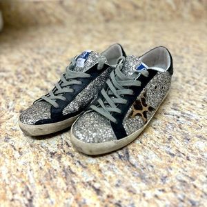 Golden Goose Glitter Sneakers Size 7
